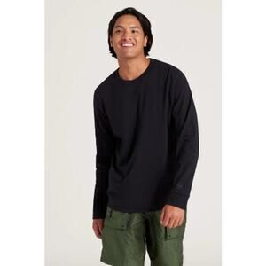 Allbirds NWT Men's Natural Black Organic Cotton Long Sleeve T-Shirt Size XXXL